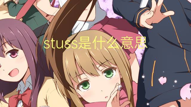stuss是什么意思 stuss的翻译、读音、例句、中文解释